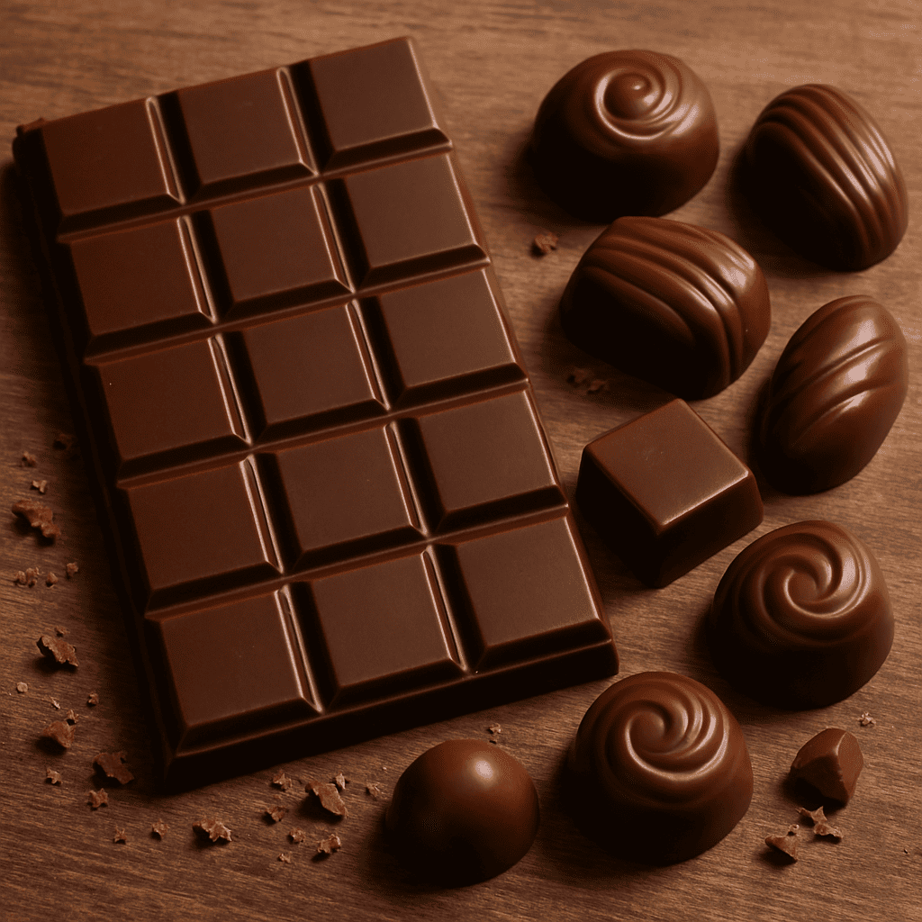 Schokolade und Pralinen