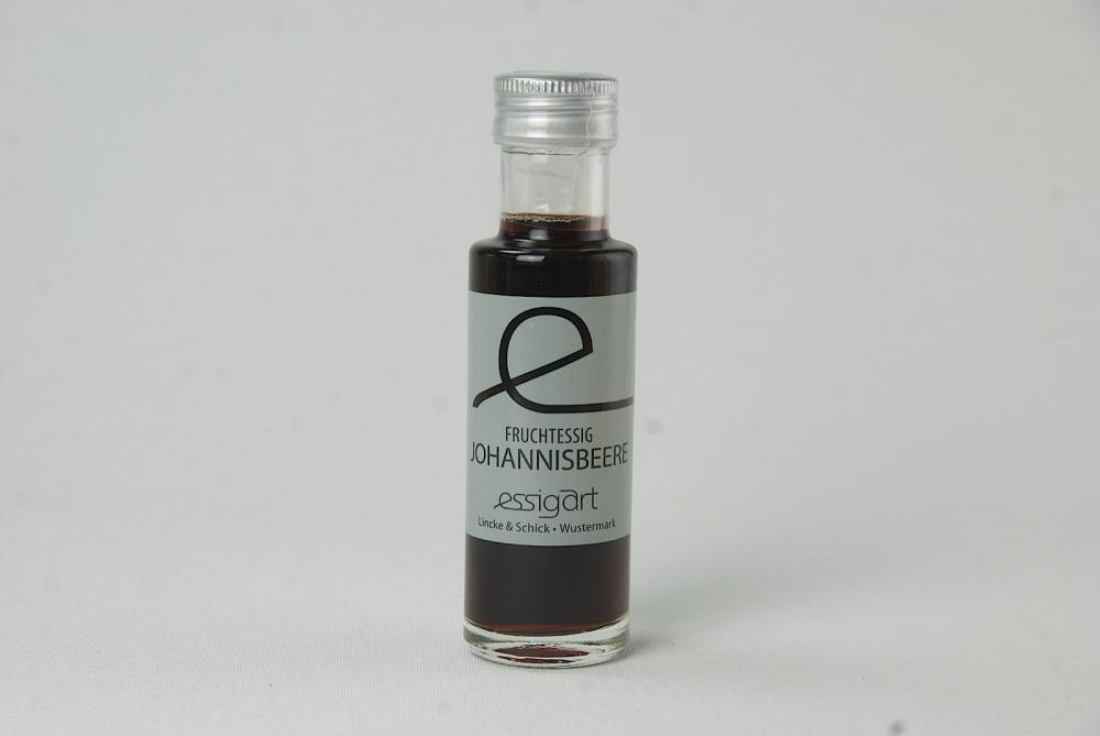 3x Fruchtessig Schwarze Johannisbeere 100 ml