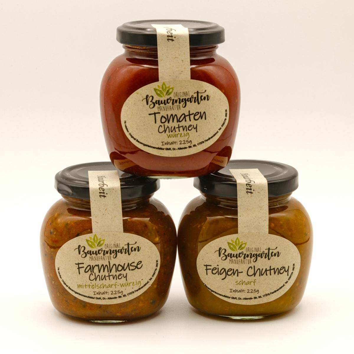 3er Set Bauerngarten Chutney