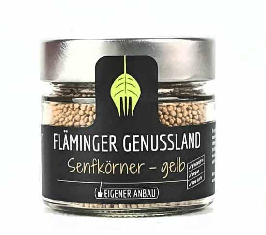 Senfkörner - gelb im edlen Schraubglas