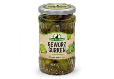 24 Gläser Rabe Gewürzgurken klein