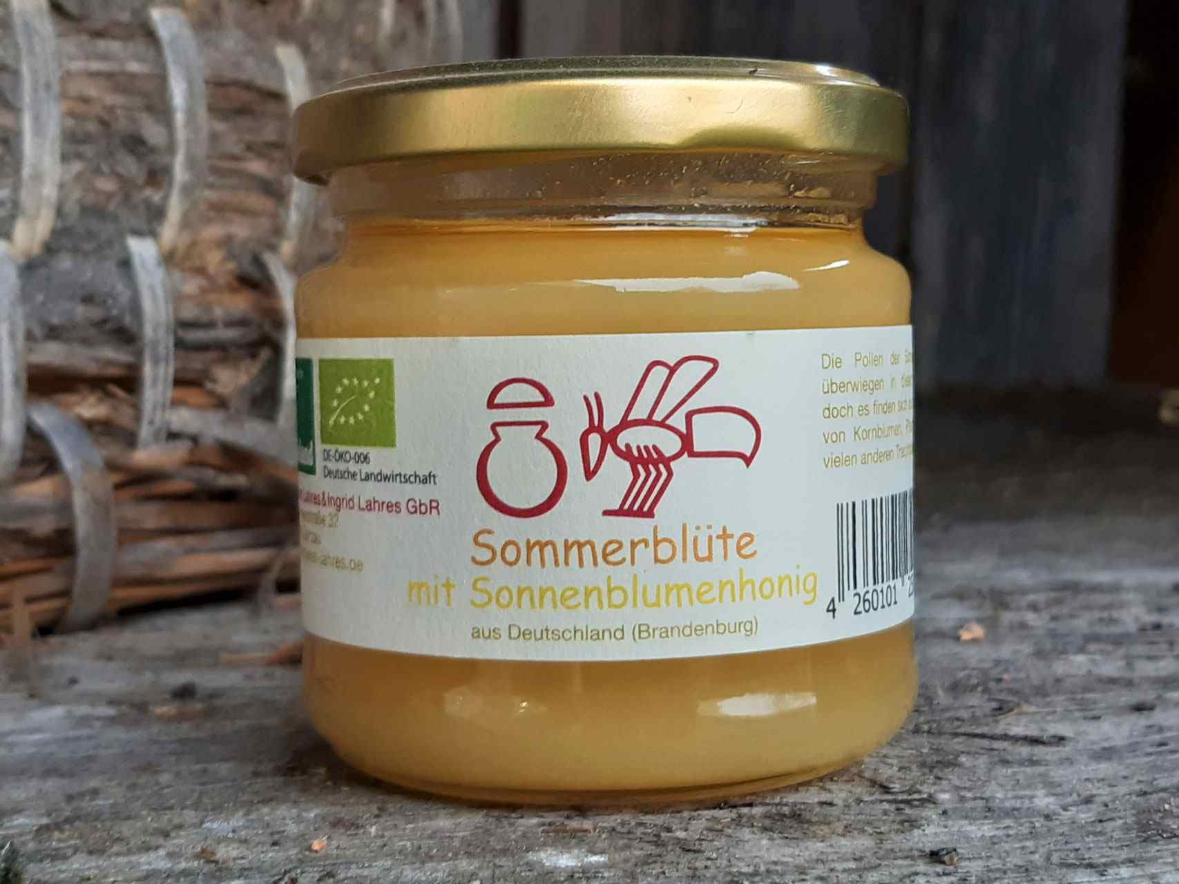 Sommerblüte mit Sonnenblumenhonig
