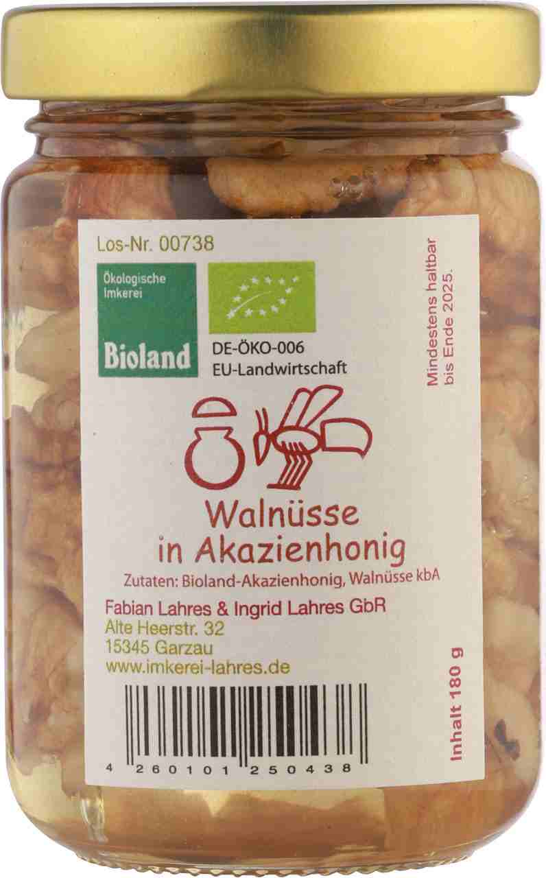 Walnüsse in Akazienhonig
