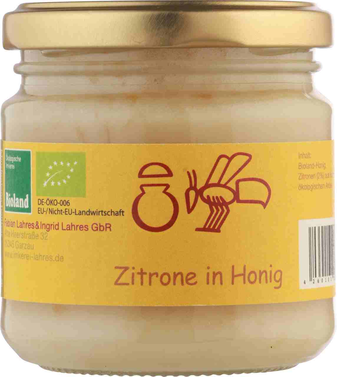 Zitrone in Honig