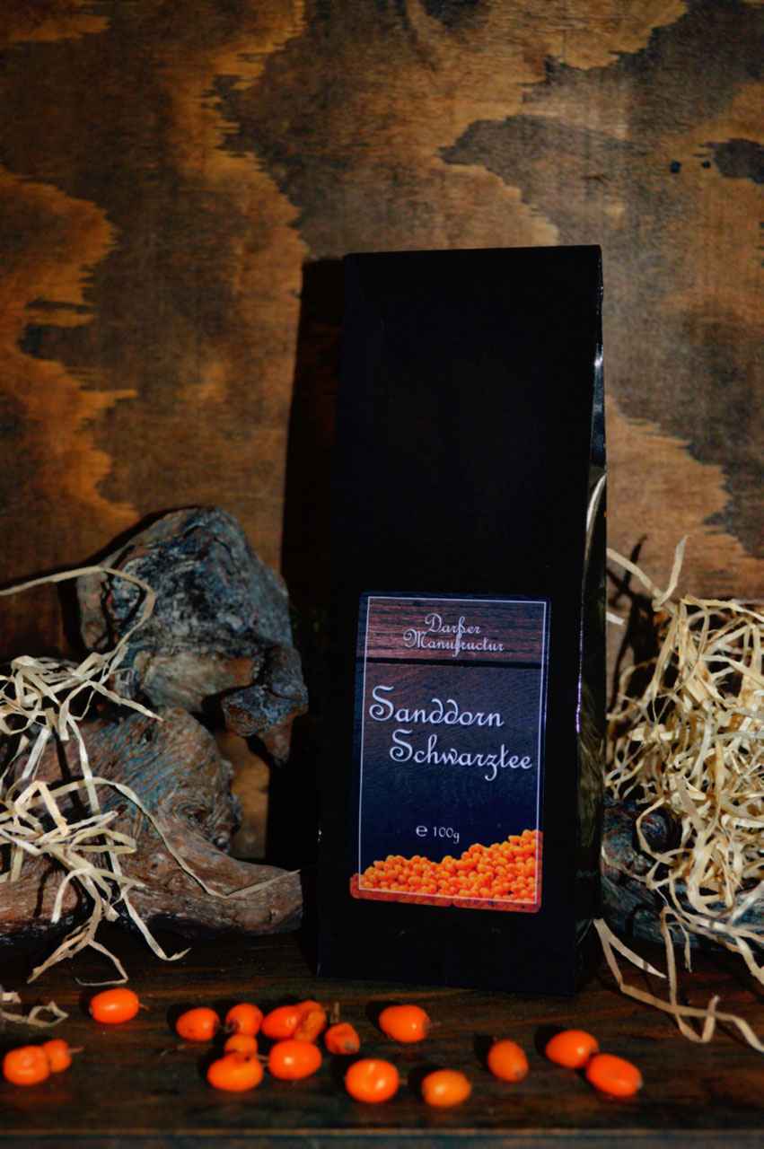 Sanddorn Schwarztee 100g
