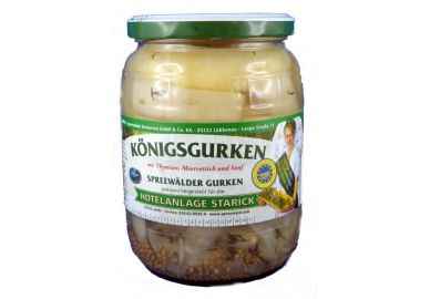 24 Gläser Königsgurke mit Meerrettich, Senf und Thymian