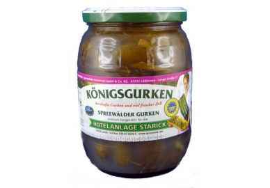 6 Gläser Königsgurken mit viel frischem Dill