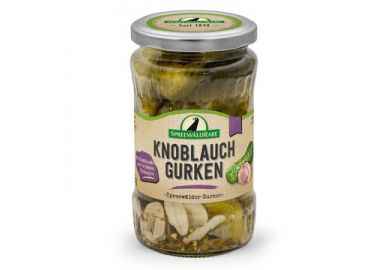 12 Gläser Rabe Knoblauchgurken klein
