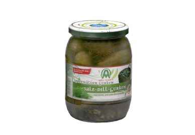 Lübbenauer Saure Gurken der Firma Markus (Salz-Dill-Gurken)