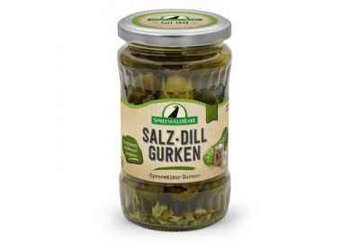 24 Gläser Rabe Salz Dill Gurken klein