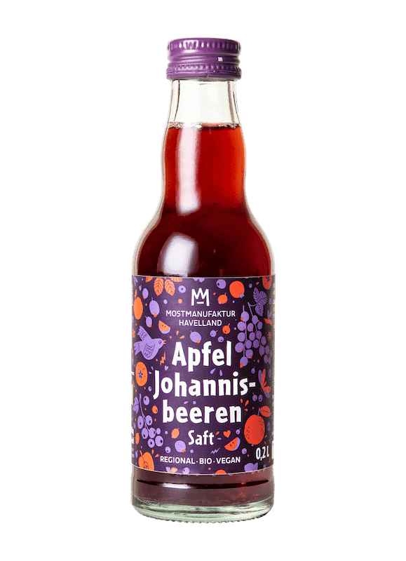 Apfel-Johannisbeerensaft bio, 16er Karton