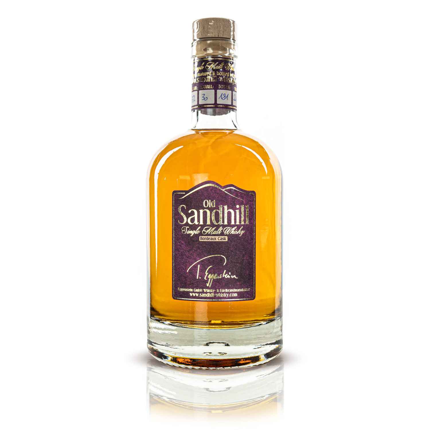 Single Malt Whisky/Bordeaux Cask/ 54% Vol./ 500 ml